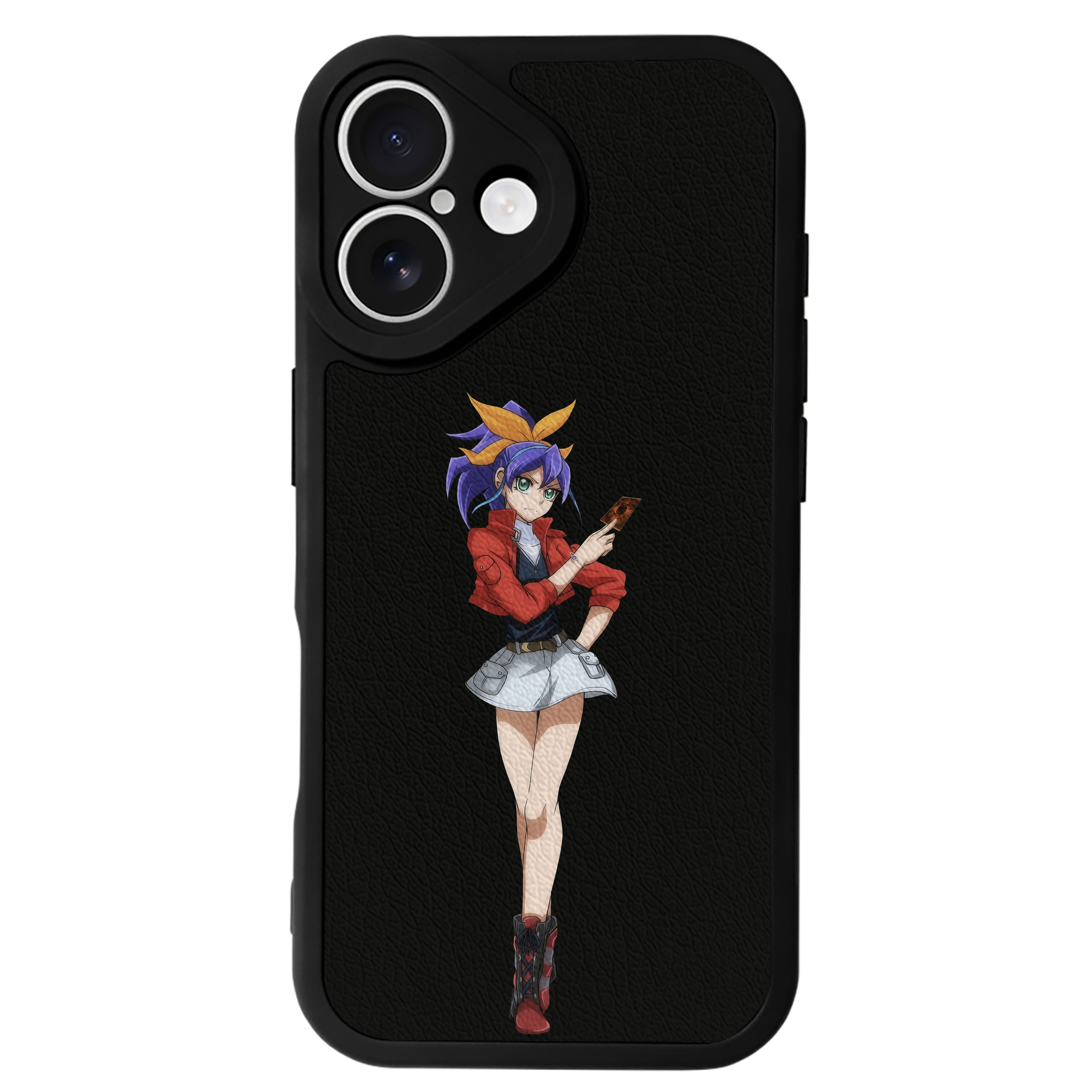 遊☆戯☆王 Yu-Gi-Oh! 【iPhone 16シリーズ対応】シリコンスマホケース（レザー調） 材質：シリコン